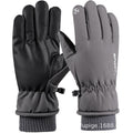 Ski gloves women's winter velvet outdoor cycling and mountaineering thickened waterproof, windproof and cold-proof warm gloves